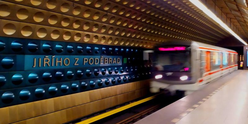 Prague's Jirího z Podebrad Station