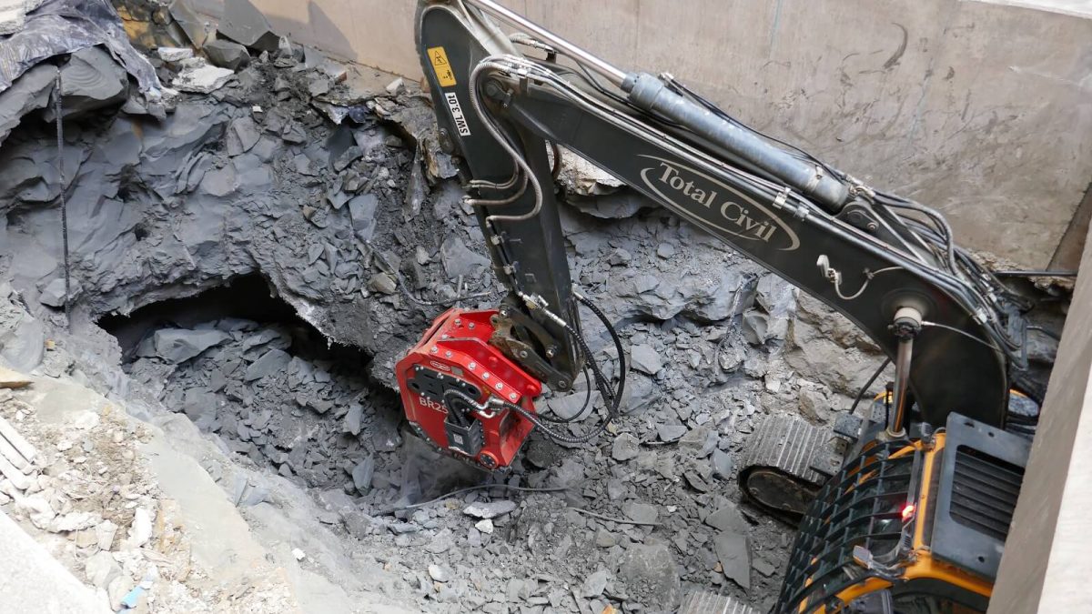 underground breakthrough at karangahape railway station