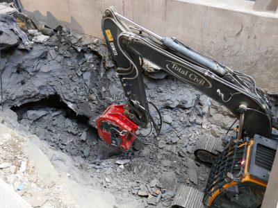 underground breakthrough at karangahape railway station