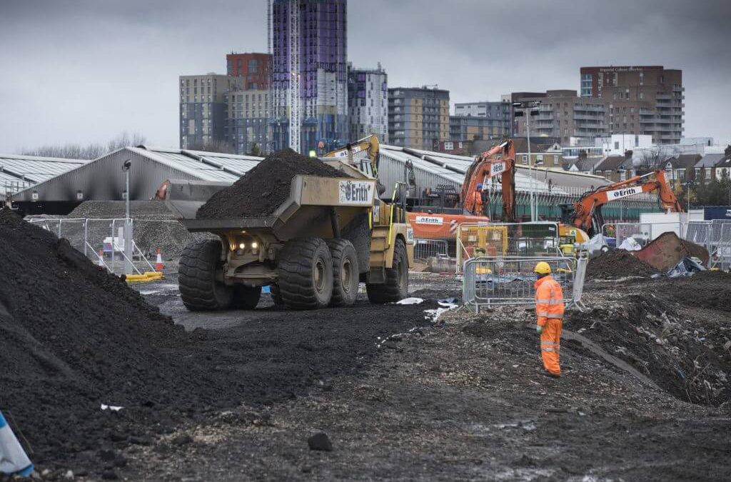 HS2 Early works at Old Oak Common