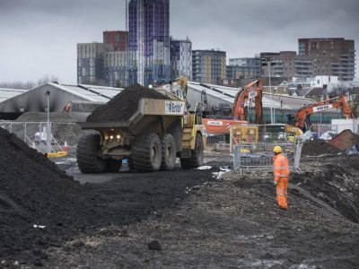 HS2 Early works at Old Oak Common