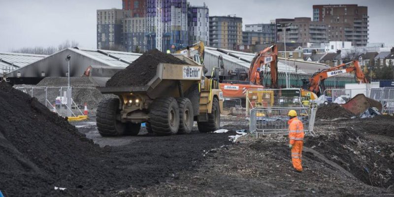 HS2 Early works at Old Oak Common