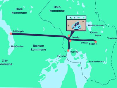 Layout of Oslo water supply system