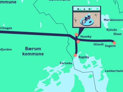 Norway no277 Sewer location map