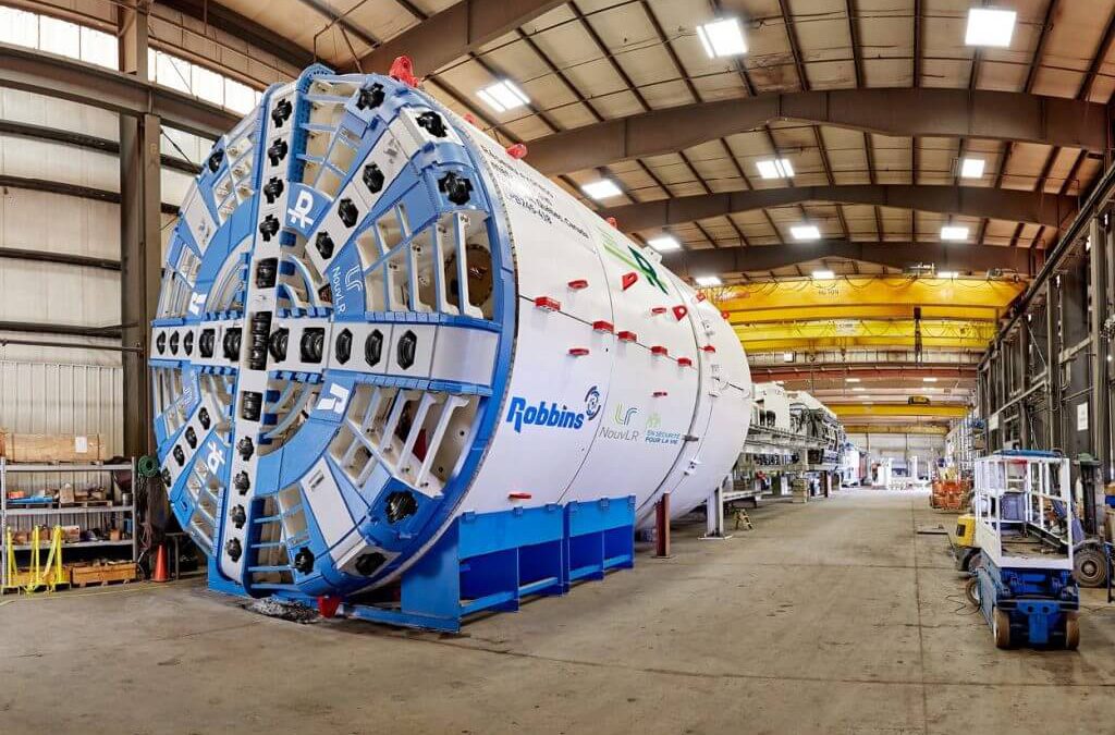 Robbins TBM used for Montreal light rail network