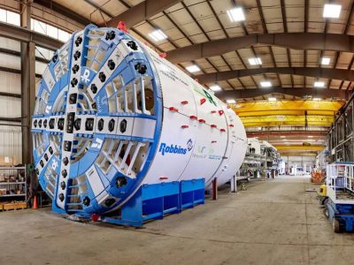 Robbins TBM used for Montreal light rail network