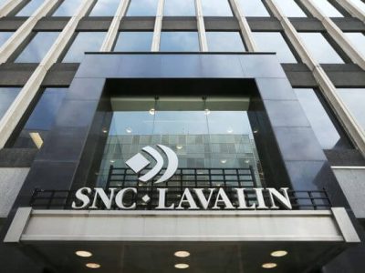 SNC-Lavalin office - one of the partnership companies working on Viability of New Canadian Rail Link project