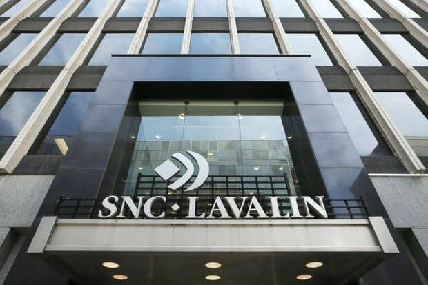 SNC-Lavalin office - one of the partnership companies working on Viability of New Canadian Rail Link project