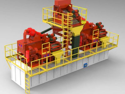 Slurry Treatment Plant 3D Model