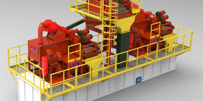 Slurry Treatment Plant 3D Model