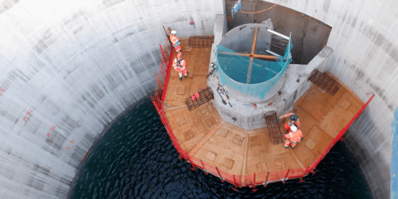 Tideway TBM Plunge Pool