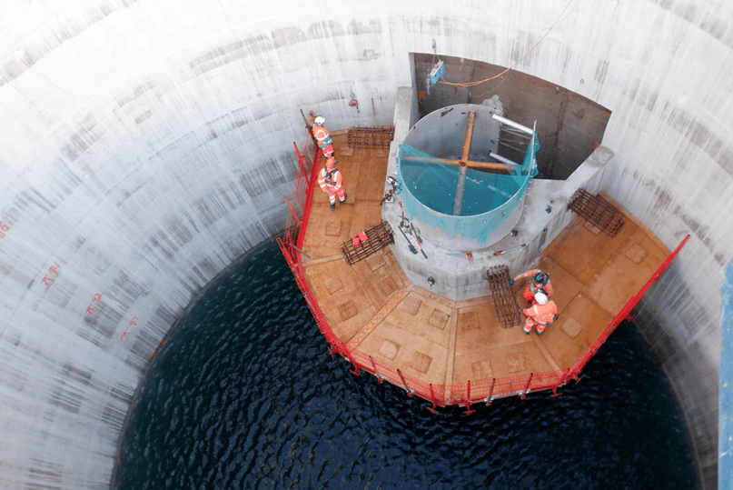 Tideway TBM Plunge Pool