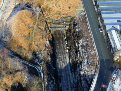 the 180-year-old Summit tunnel among Rochdale and Hebden Bridge.