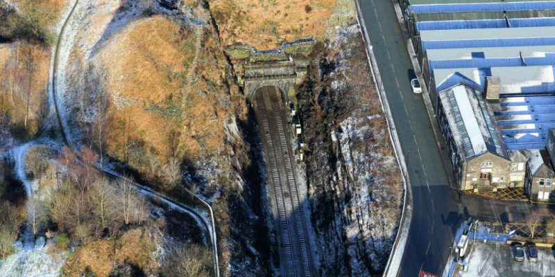 the 180-year-old Summit tunnel among Rochdale and Hebden Bridge.