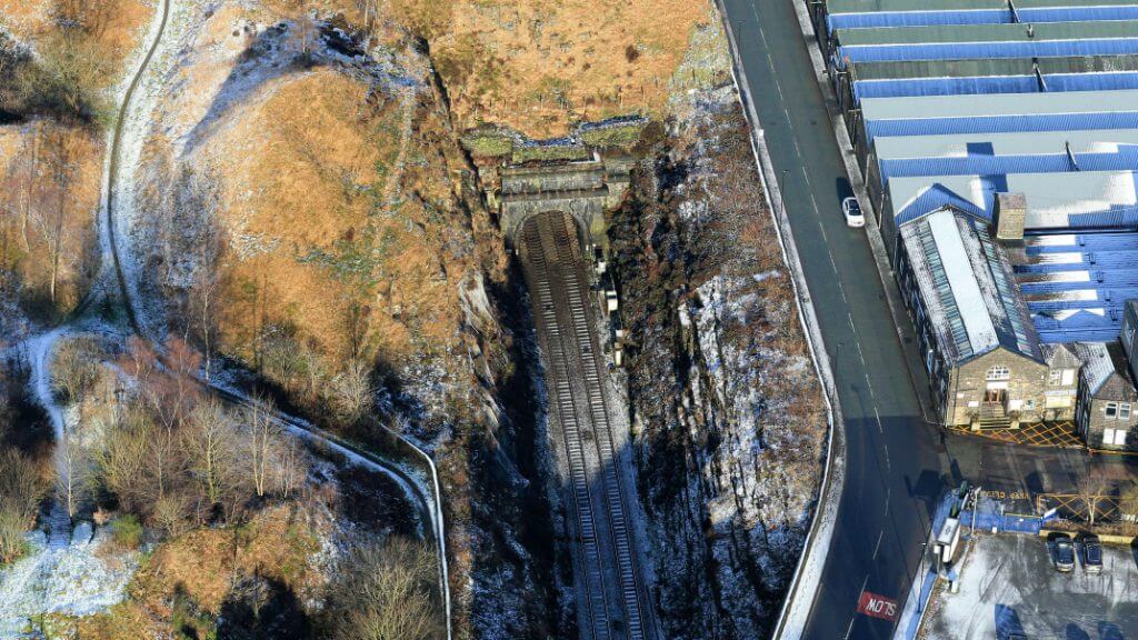 the 180-year-old Summit tunnel among Rochdale and Hebden Bridge.