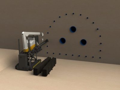 Hypertunnel robotic delivery system