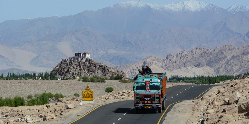 Indian-controlled Kashmir link tunnels road