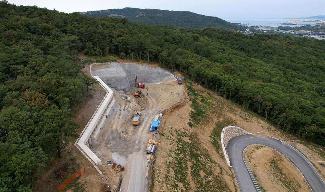 Slovenian rail project Tunnel Works