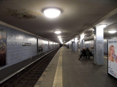 Weinmeisterstrasse Station on U8D Metro Line