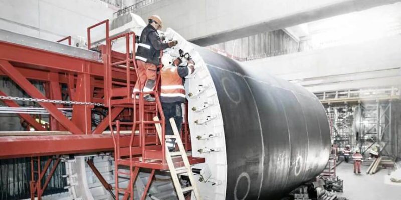 dewatering tunnel contract at german mine