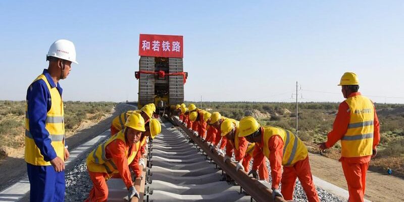 hotan ruoqiang railway project china