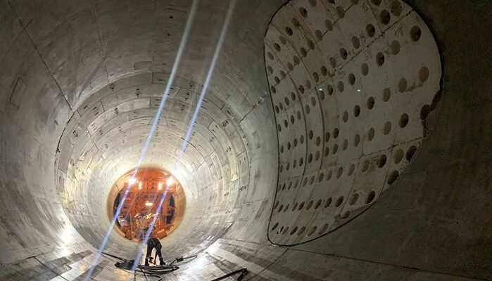 tideway lining completed on tunnel junction