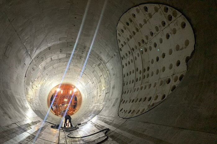 tideway lining completed on tunnel junction