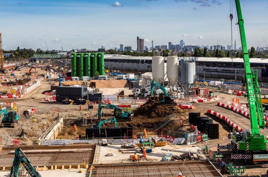 HS2's Old Oak Common Station Box Progress