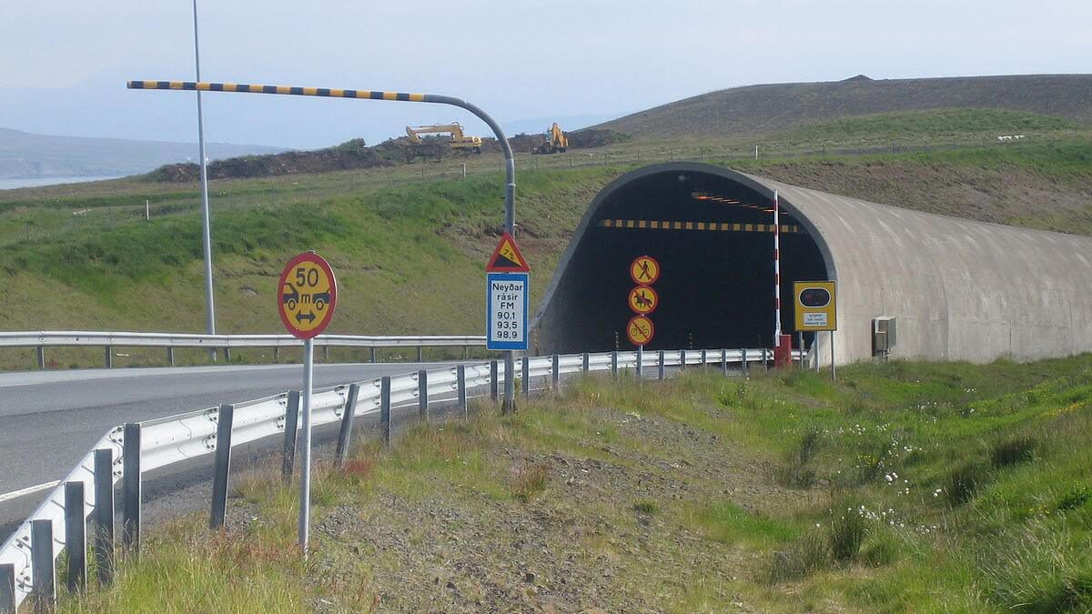 Hvalfjordur sub-sea tunnel