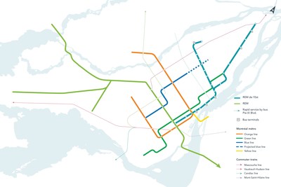 Montreal Metro Map