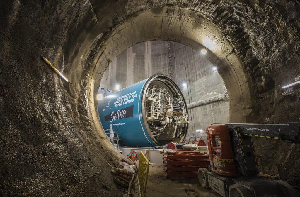 Selina, the Tideway’s TBM, has Passed Halfway Point