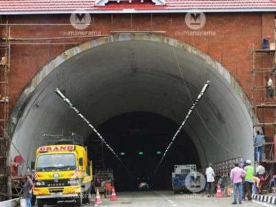 kuthiran first tunnel open to both sides trial run