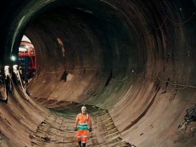 the main tunnel at carnwath road fulham Tideway Project