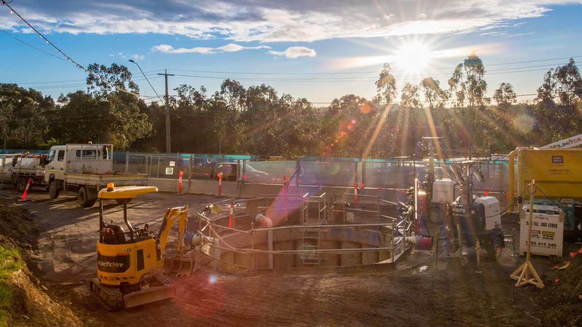 Building A new Sewer Tunnel in North East Link