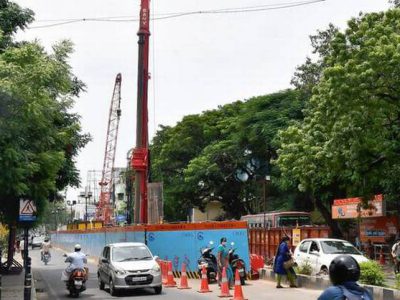 Chennai Metro Rail Construction site - ITD Cementation awarded two contracts