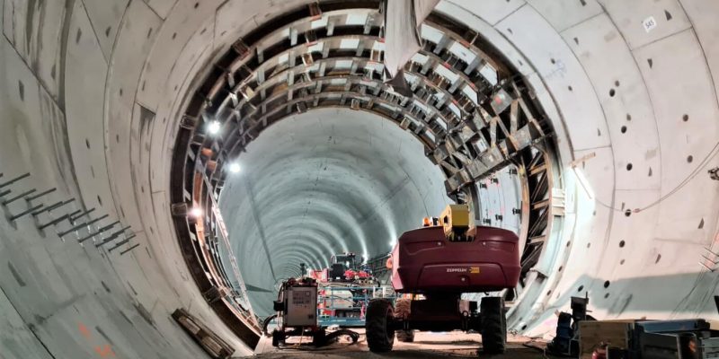 Disassembling the TBM Back Office Gates, a Diaphragm Wall and a Blind Tunnel in Świną Tunnel Project