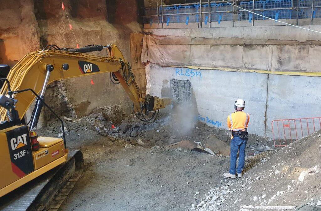 tunnels connected to city rail link aotea station