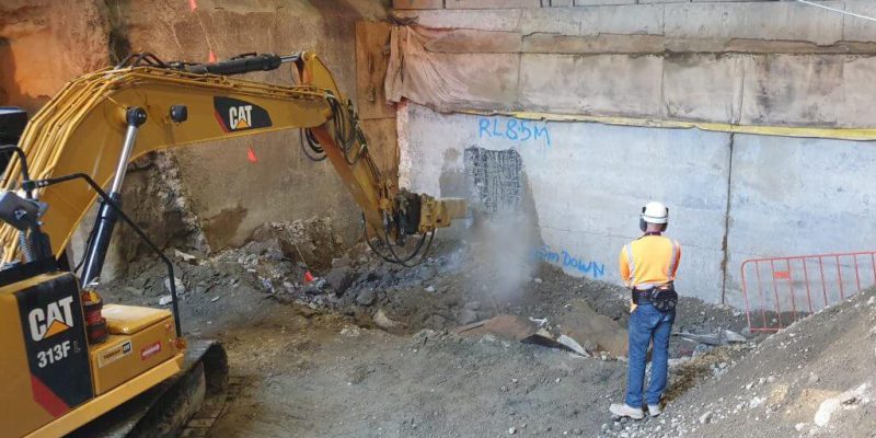 tunnels connected to city rail link aotea station