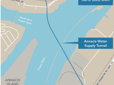 Annacis Water Supply Tunnel Map