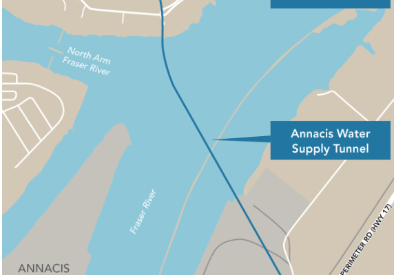 Annacis Water Supply Tunnel Map