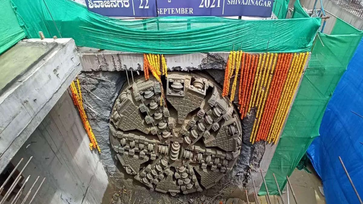 Namma Metro TBM breakthrough