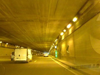 Road Tunnels at La Defense in Paris