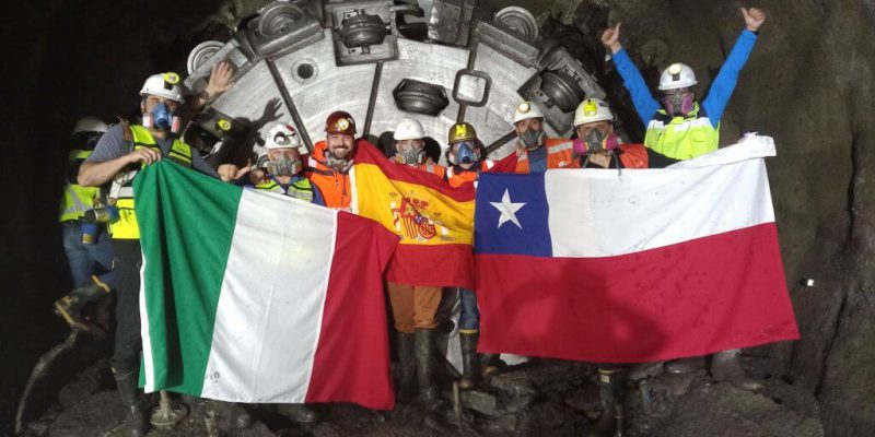 Robbins TBM in Los Condores Hydroelectric Power Project