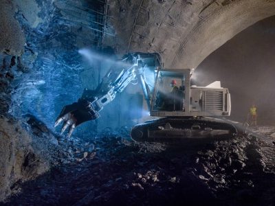 Excavating Process in Brenner Base Tunnel