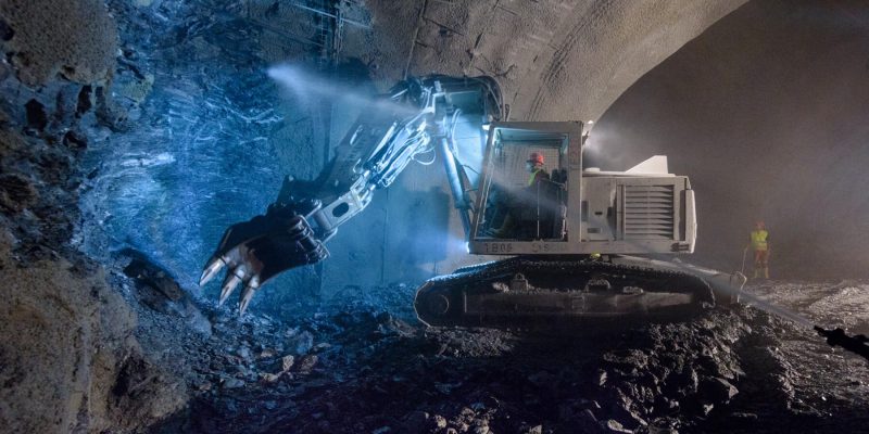 Excavating Process in Brenner Base Tunnel