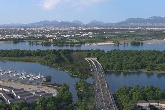 Massey Tunnel Project Site In Greater Vancouver, Canada