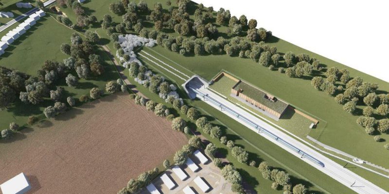 New Green Tunnel in Warwickshire by HS2