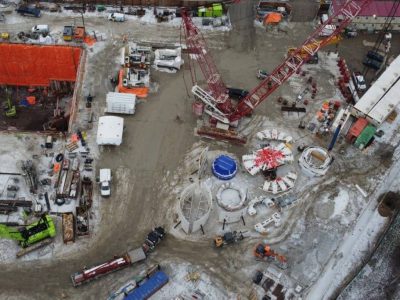 Scarborough Subway Extension Work Site