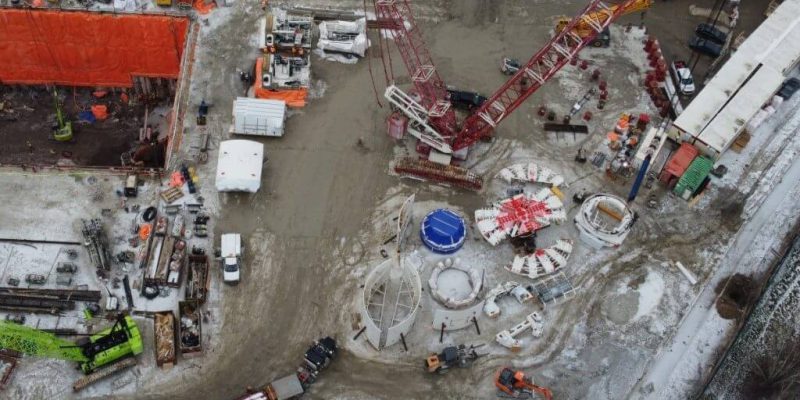 Scarborough Subway Extension Work Site