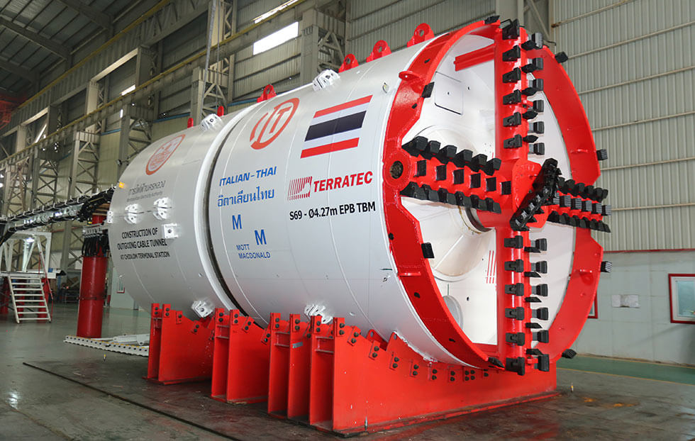 TERRATEC EPBM Ready for South Bangkok Cable Tunnel Project